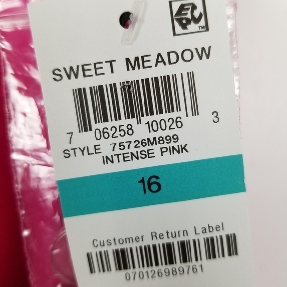 INC NWT Shorts Linen Blend Scallop Hem Regular Fit Women's Size 16 Intense Pink - Picture 8 of 12